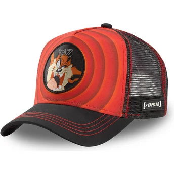 kapa-zaobljena-crvena-snapback-tasmanski-vrag-looney-tunes-capslab