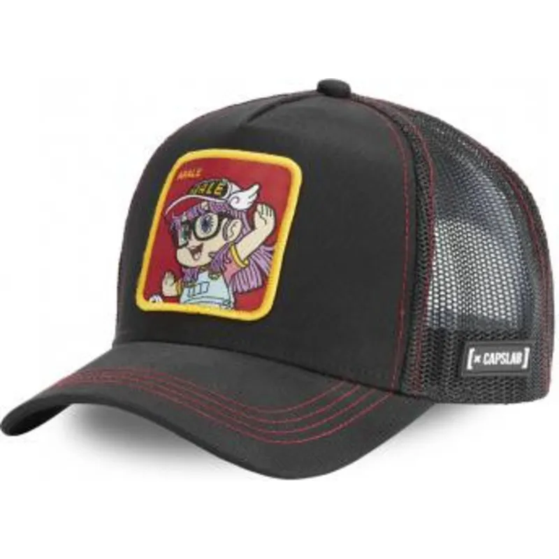 kapa-zaobljena-crna-snapback-rob2-arale-norimaki-dr-slump-capslab kapa-zaobljena-crna-snapback-rob2-arale-norimaki-dr-slump-capslab