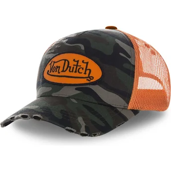 Cap zaobljena camouflage snapback Von Dutch