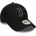 kapa-zaobljena-crna-podesiv-9forty-diamond-era-essential-boston-red-sox-mlb-new-era