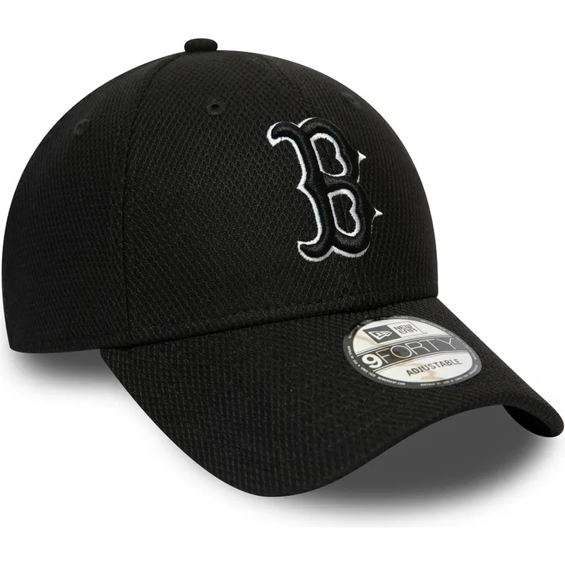 kapa-zaobljena-crna-podesiv-9forty-diamond-era-essential-boston-red-sox-mlb-new-era