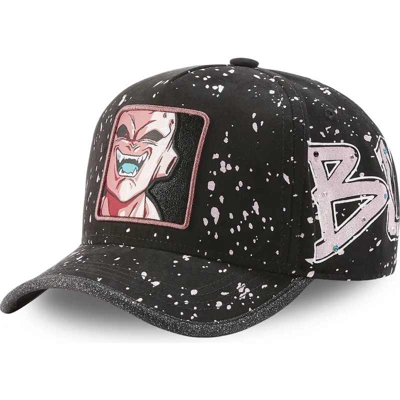 kapa-zaobljena-crna-podesiv-tag-kid-buu-dragon-ball-capslab