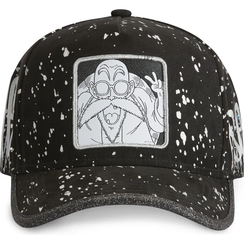 kapa-zaobljena-crna-podesiv-tag-kam-muten-roshi-dragon-ball-capslab