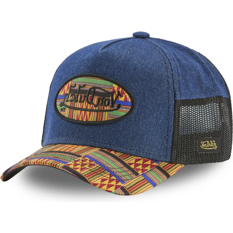 kapa-zaobljena-plava-snapback-atru-wax-von-dutch