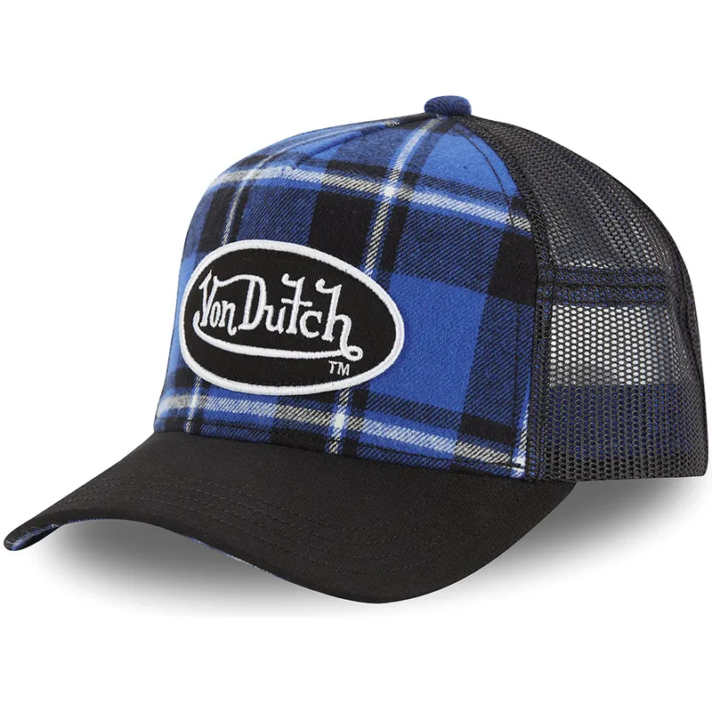 kapa-zaobljena-plava-snapback-a-cuadros-car-a3-von-dutch