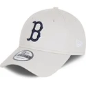 kapa-zaobljena-bijela-podesiv-9forty-league-essential-boston-red-sox-mlb-new-era
