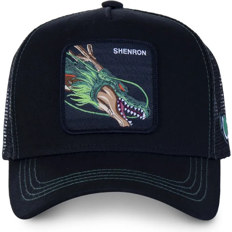 kapa-zaobljena-crna-snapback-shen3-shenron-dragon-ball-capslab