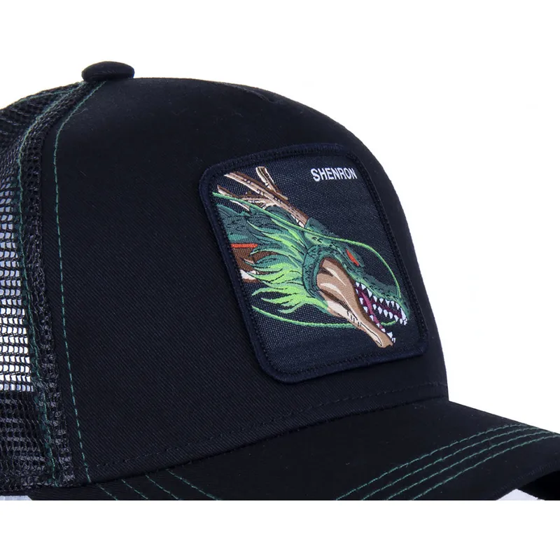 kapa-zaobljena-crna-snapback-shen3-shenron-dragon-ball-capslab