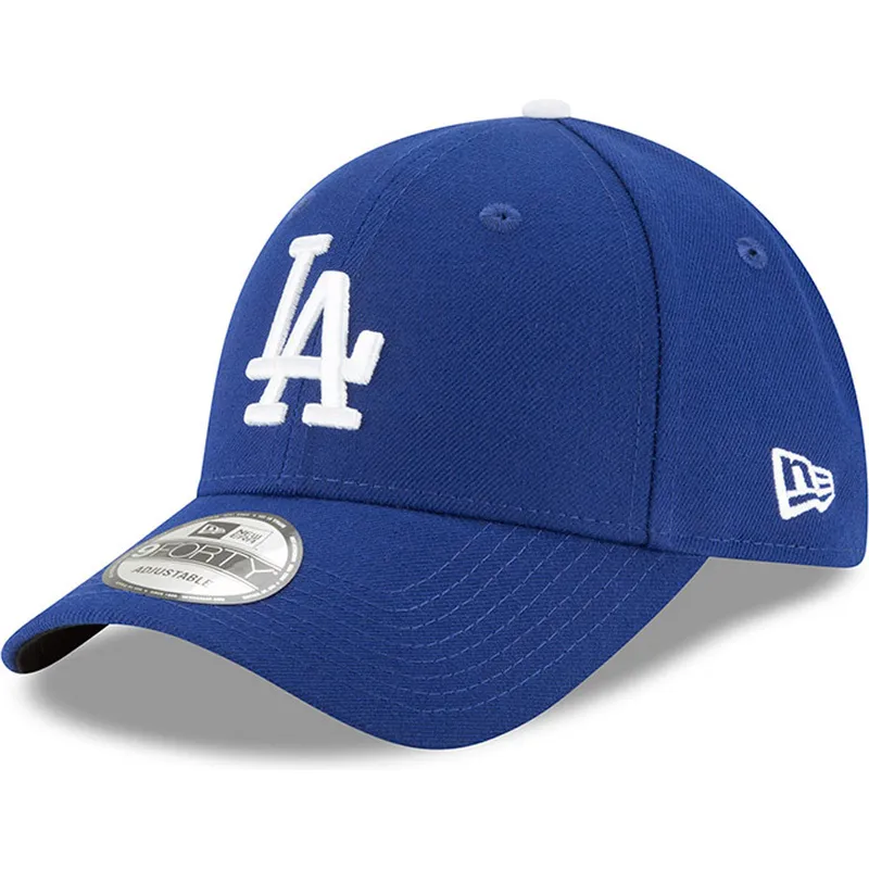 cap-zaobljena-blue-adjustable-strap-9forty-the-league-los-angeles-dodgers-mlb-new-era
