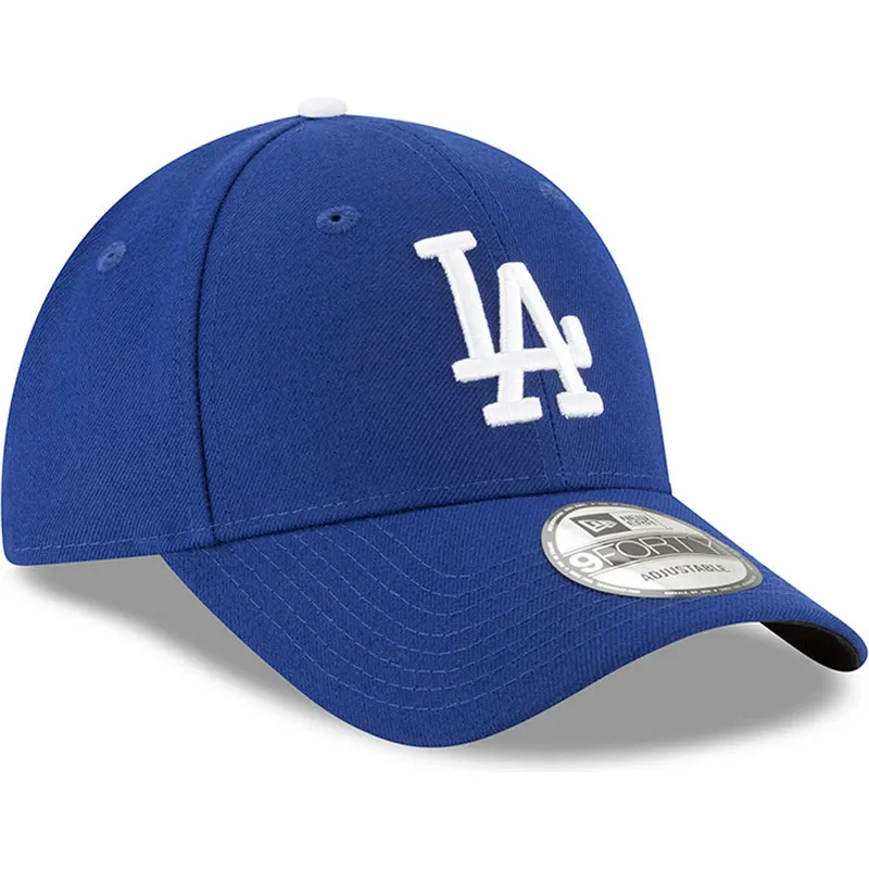 kapa-zaobljena-plava-podesiv-9forty-the-league-los-angeles-dodgers-mlb-new-era