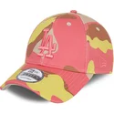 kapa-zaobljena-maskirni-podesiv-rosa-rosa-9forty-los-angeles-dodgers-mlb-new-era