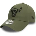 kapa-zaobljena-zelena-podesiv-9forty-league-essential-chicago-bulls-nba-new-era