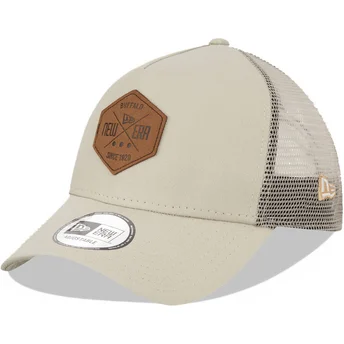 Kapa zaobljena siva snapback A Frame 9FORTY Heritage Patch New Era