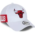kapa-zaobljena-bijela-podesiv-9forty-side-mark-chicago-bulls-nba-new-era