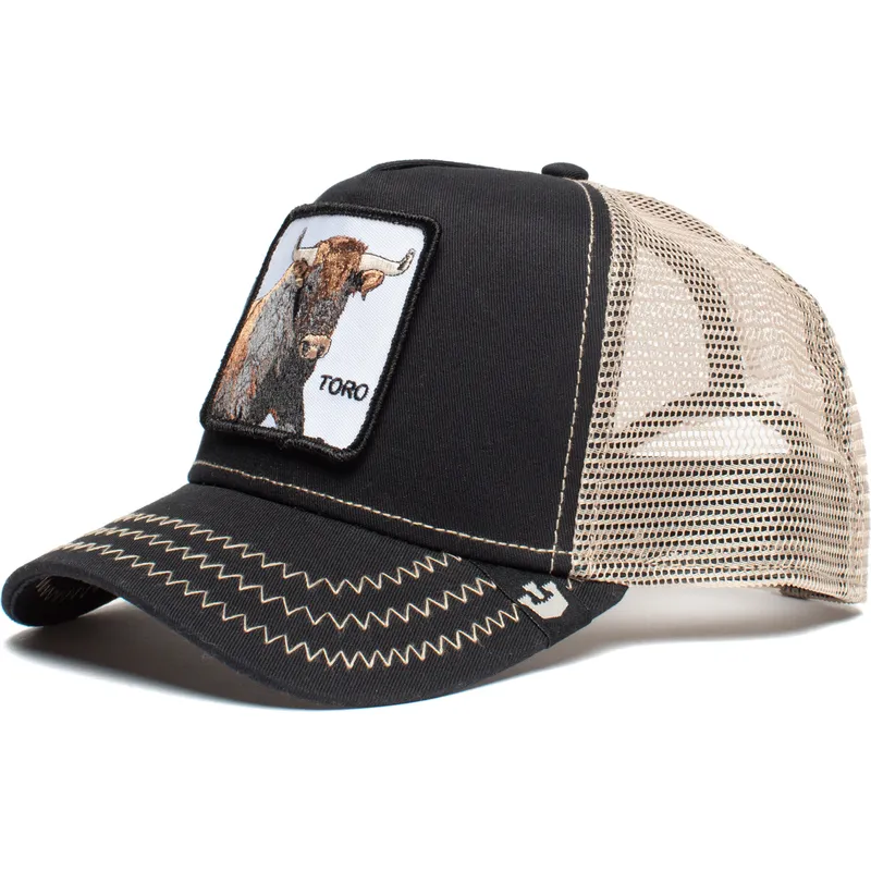 kape-zaobljena-crna-snapback-toro-toro-thats-bull-the-farm-the-farm-de-goorin-bros