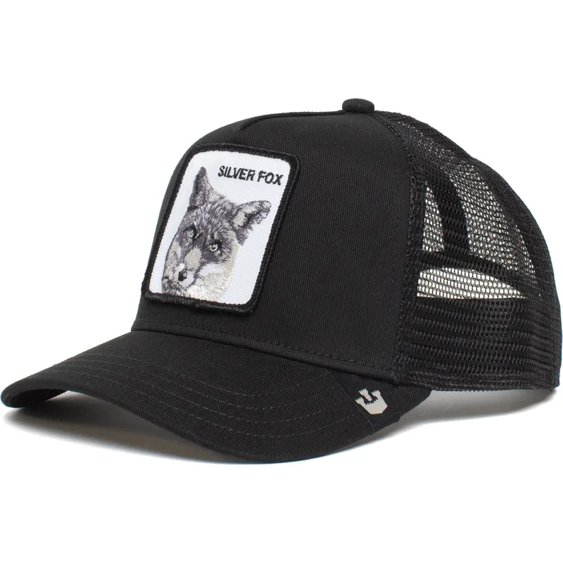 kapa-zaobljena-crna-snapback-silver-the-farm-goorin-bros