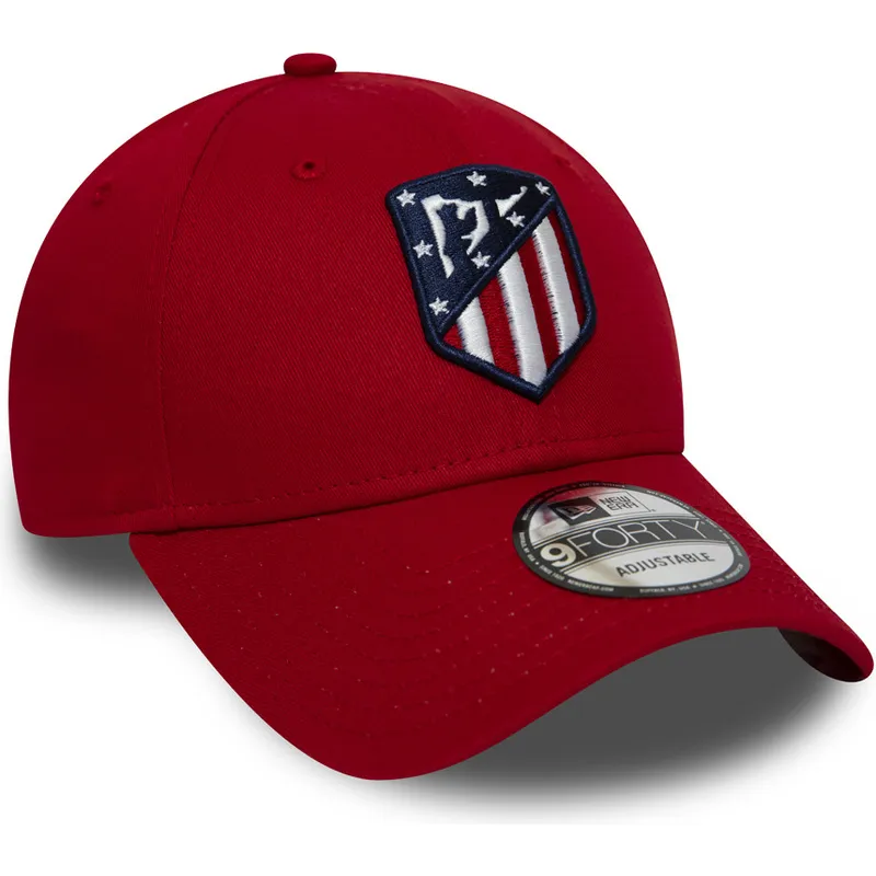 kapa-zaobljena-crvena-podesiv-9forty-essential-atletico-atletico-de-madrid-lfp-new-era