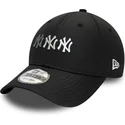 kapa-zaobljena-crna-podesiv-9forty-stack-new-york-yankees-mlb-new-era