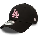 kapa-zaobljena-crna-podesiv-rosa-9forty-league-essential-los-angeles-dodgers-mlb-new-era