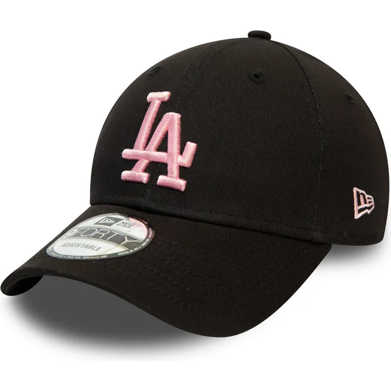 kapa-zaobljena-crna-podesiv-rosa-9forty-league-essential-los-angeles-dodgers-mlb-new-era
