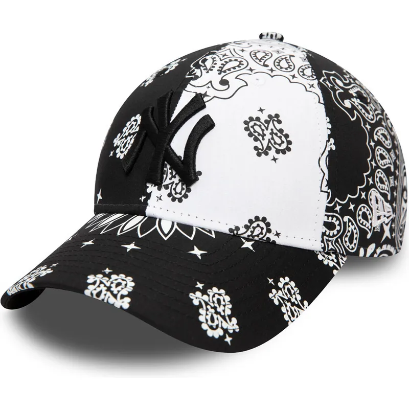 kapa-zaobljena-crna-podesiv-9forty-paisley-print-new-york-yankees-mlb-new-era