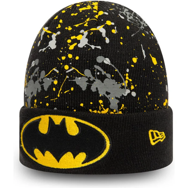kapa-crna-za-djecu-cuff-knit-paint-splat-new-era