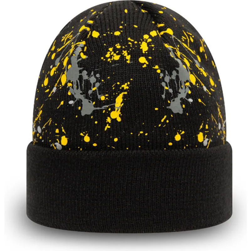 kapa-crna-za-djecu-cuff-knit-paint-splat-new-era