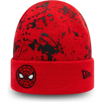 kapa-crvena-za-djecu-cuff-knit-paint-splat-new-era
