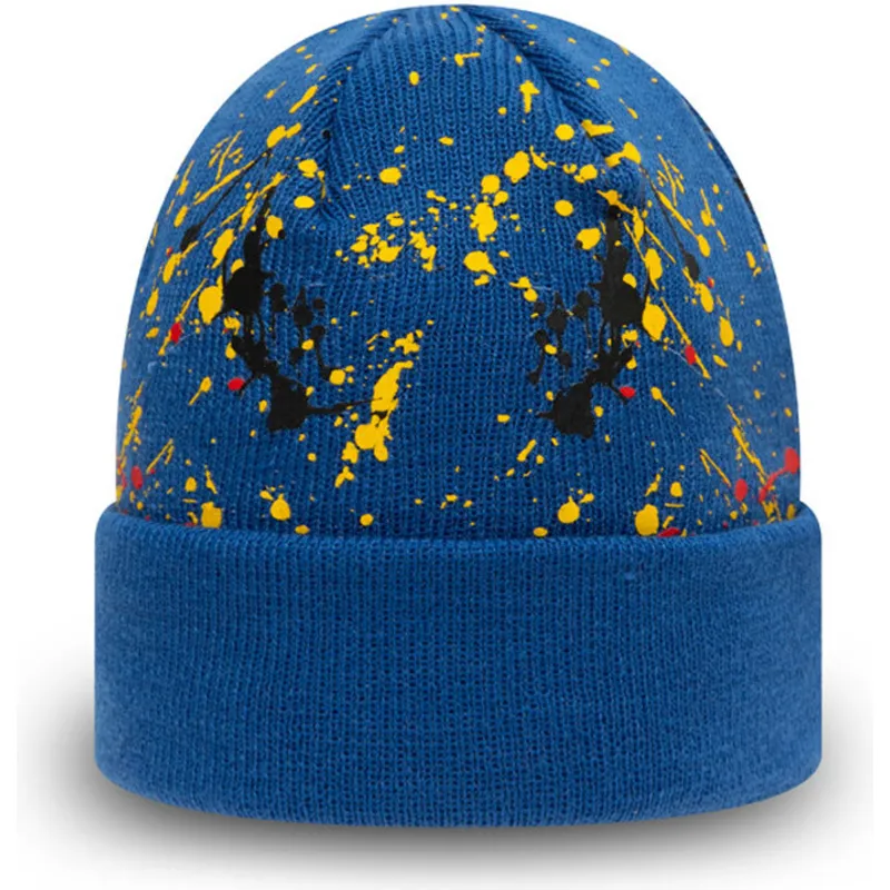 kapa-plava-za-djecu-cuff-knit-paint-splat-new-era