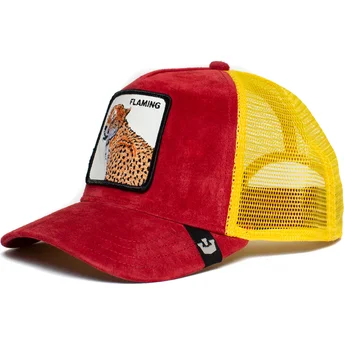 kapa-zaobljena-crvena-snapback-flaming-hot-cheetah-the-farm-goorin-bros