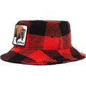 bucket-zaobljena-red-snapback-bucket-rojo-y-negro-bufalo-buffalo-i-m-a-little-hoarse-the-farm-the-farm-de-goorin-bros