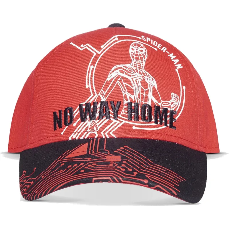 kapa-zaobljena-crvena-snapback-no-way-home-difuzed