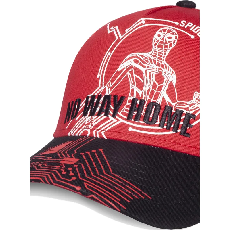 kapa-zaobljena-crvena-snapback-no-way-home-difuzed