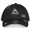 kapa-zaobljena-crna-podesiv-za-djecu-la-muerte-wizards-unite-harry-potter-difuzed