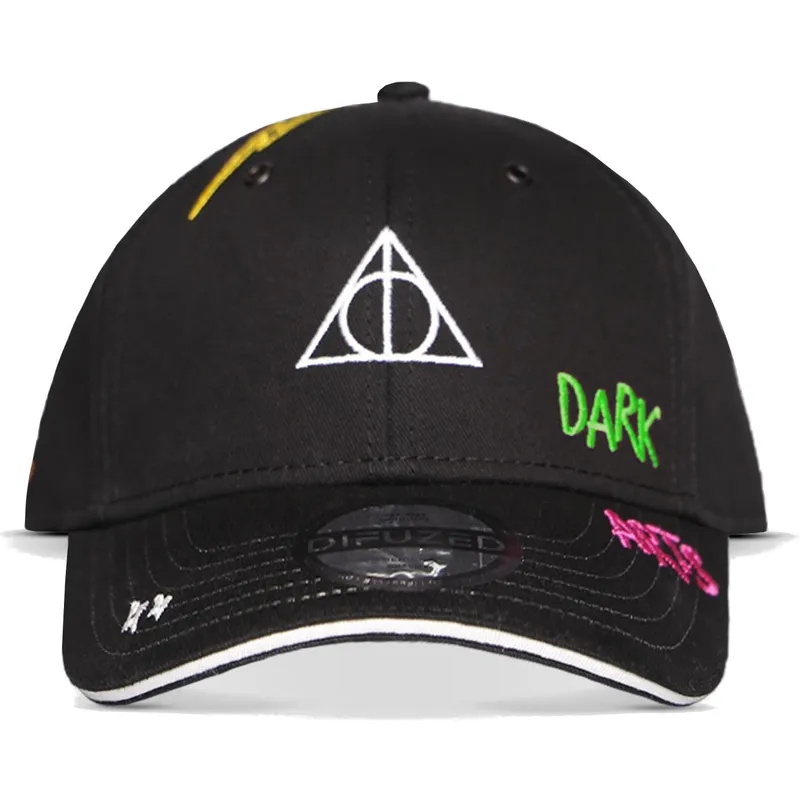 kapa-zaobljena-crna-podesiv-za-djecu-la-muerte-wizards-unite-harry-potter-difuzed