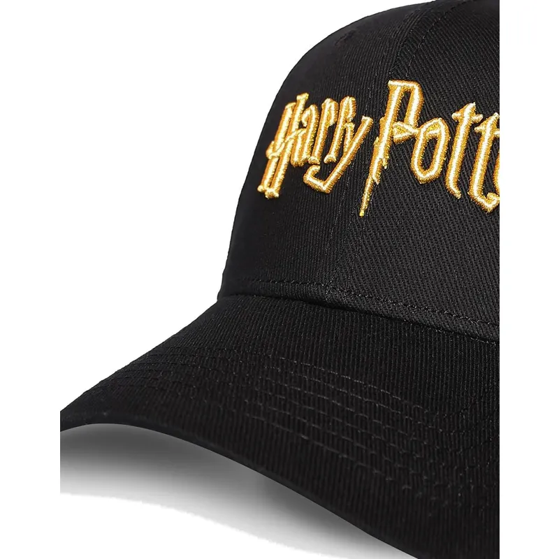 kapa-zaobljena-crna-snapback-gold-difuzed