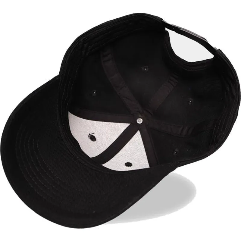 kapa-zaobljena-crna-snapback-gold-difuzed