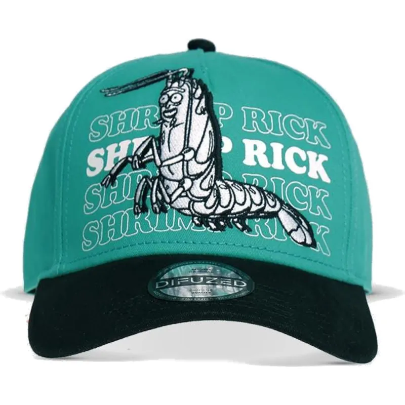 kapa-zaobljena-zelena-snapback-shrimp-difuzed