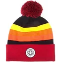 kapa-pompon-crvena-retro-striped-bros-difuzed