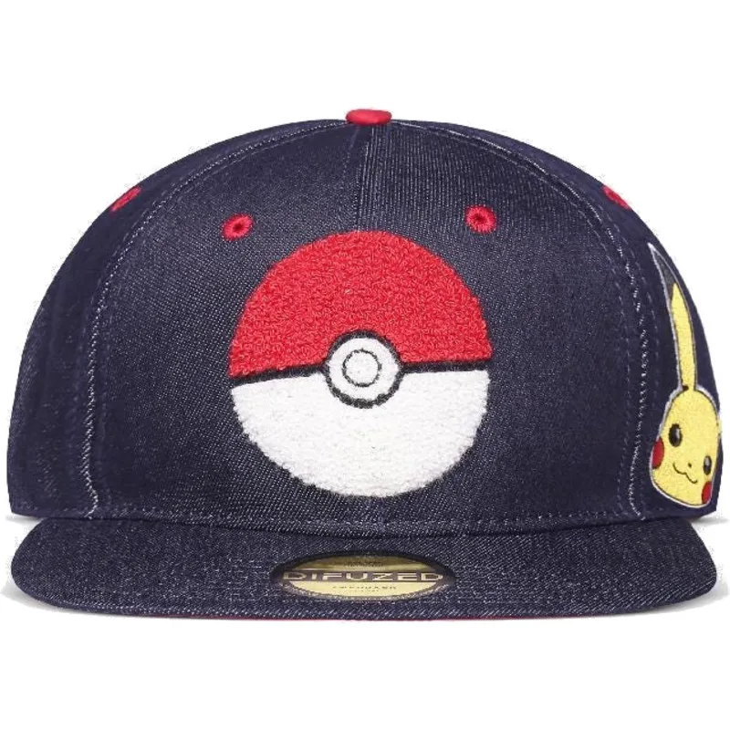 kapa-ravna-plava-snapback-vaquero-pikachu-difuzed kapa-ravna-plava-snapback-vaquero-pikachu-difuzed