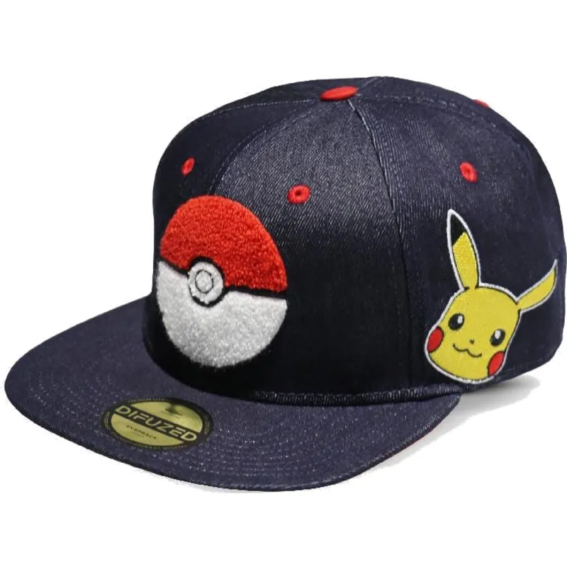 kapa-ravna-plava-snapback-vaquero-pikachu-difuzed kapa-ravna-plava-snapback-vaquero-pikachu-difuzed