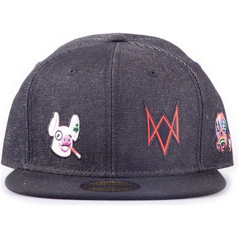 kapa-ravna-crna-snapback-vaquero-legion-difuzed