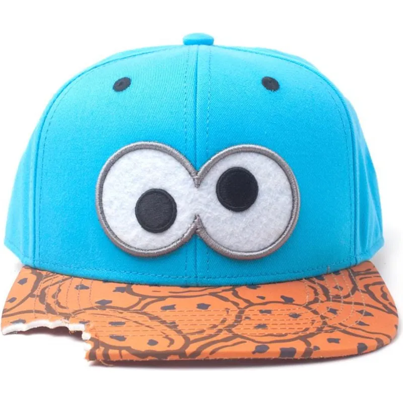 kapa-ravna-plava-snapback-las-galletas-cookie-bite-barrio-sesamo-difuzed