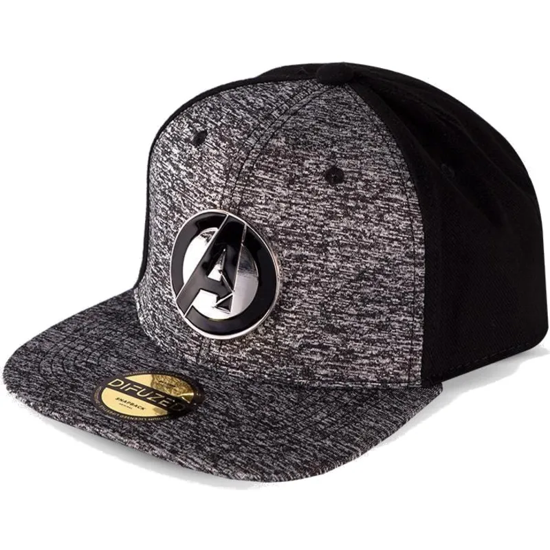 kapa-ravna-siva-snapback-metal-avengers-difuzed kapa-ravna-siva-snapback-metal-avengers-difuzed