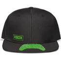 kapa-ravna-crna-snapback-visor-controller-microsoft-difuzed