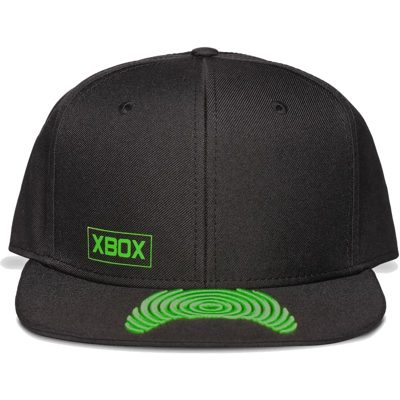 kapa-ravna-crna-snapback-visor-controller-microsoft-difuzed
