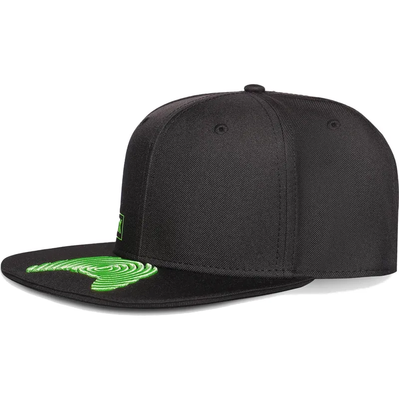 kapa-ravna-crna-snapback-visor-controller-microsoft-difuzed