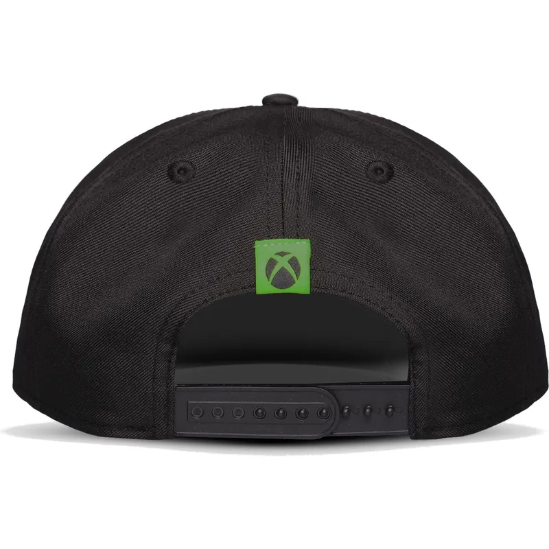 kapa-ravna-crna-snapback-visor-controller-microsoft-difuzed