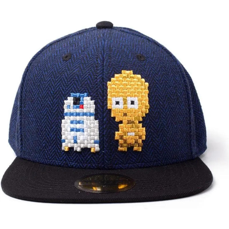 kapa-ravna-mornarsko-plava-snapback-pixel-difuzed