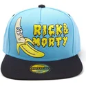 kapa-ravna-plava-snapback-banana-difuzed